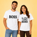 Boss And The Real Boss Matching Couples T-shirt