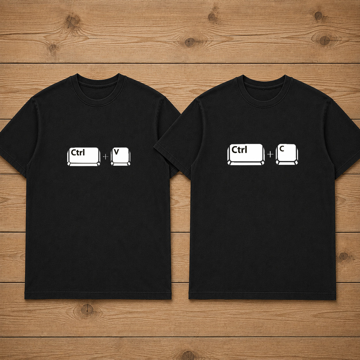 Ctrl C Ctrl V Matching Couples T-shirt