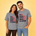 Friend, Bestfriend, Boyfriend, Girlfriend has end Matching Couples T-shirt