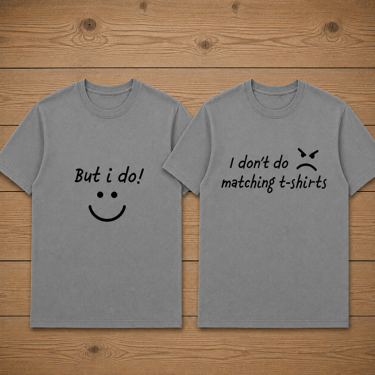 I Don't Do Matching T Shirt But I Do Grey Matching Couples T-shirt