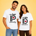 I Love Her Personality Matching Couples T-shirt