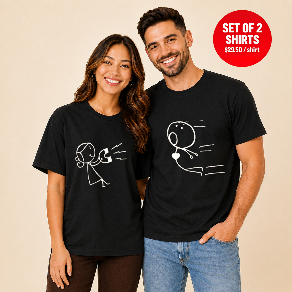Magnet Couple Matching Couples T-Shirt (Set of 2)
