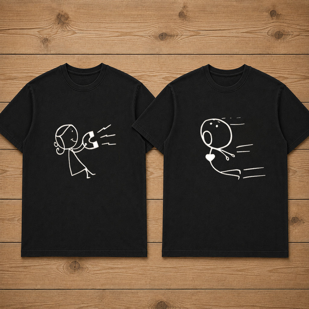 Magnet Couple Matching Couples T-shirt