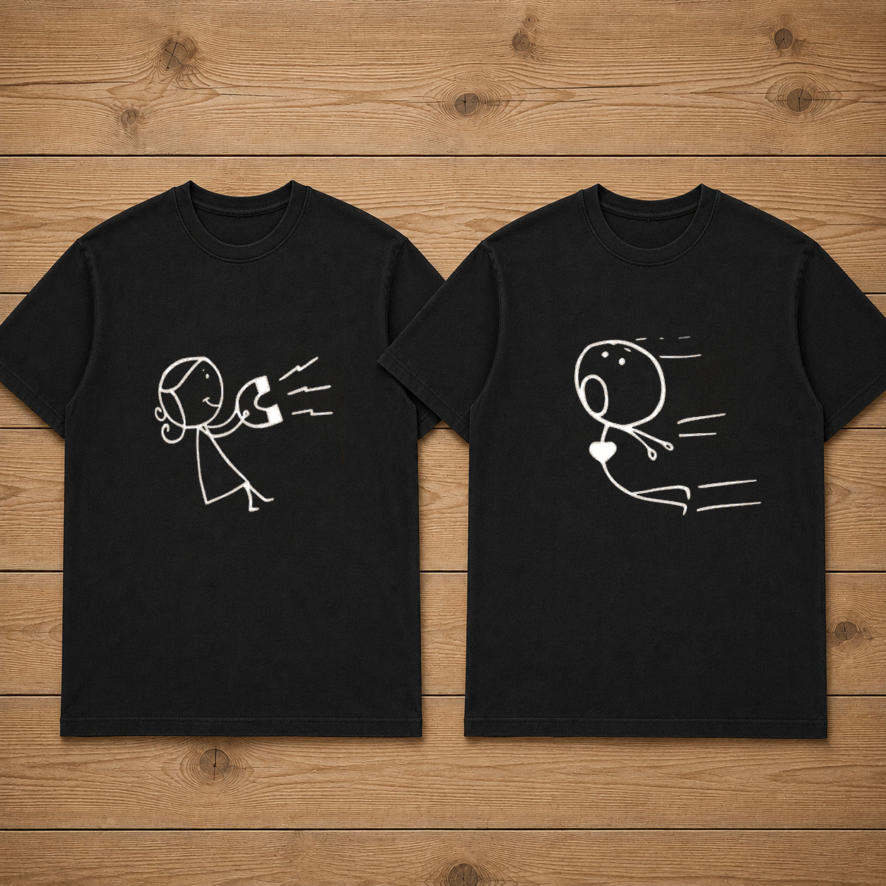 Magnet Couple Matching Couples T-shirt