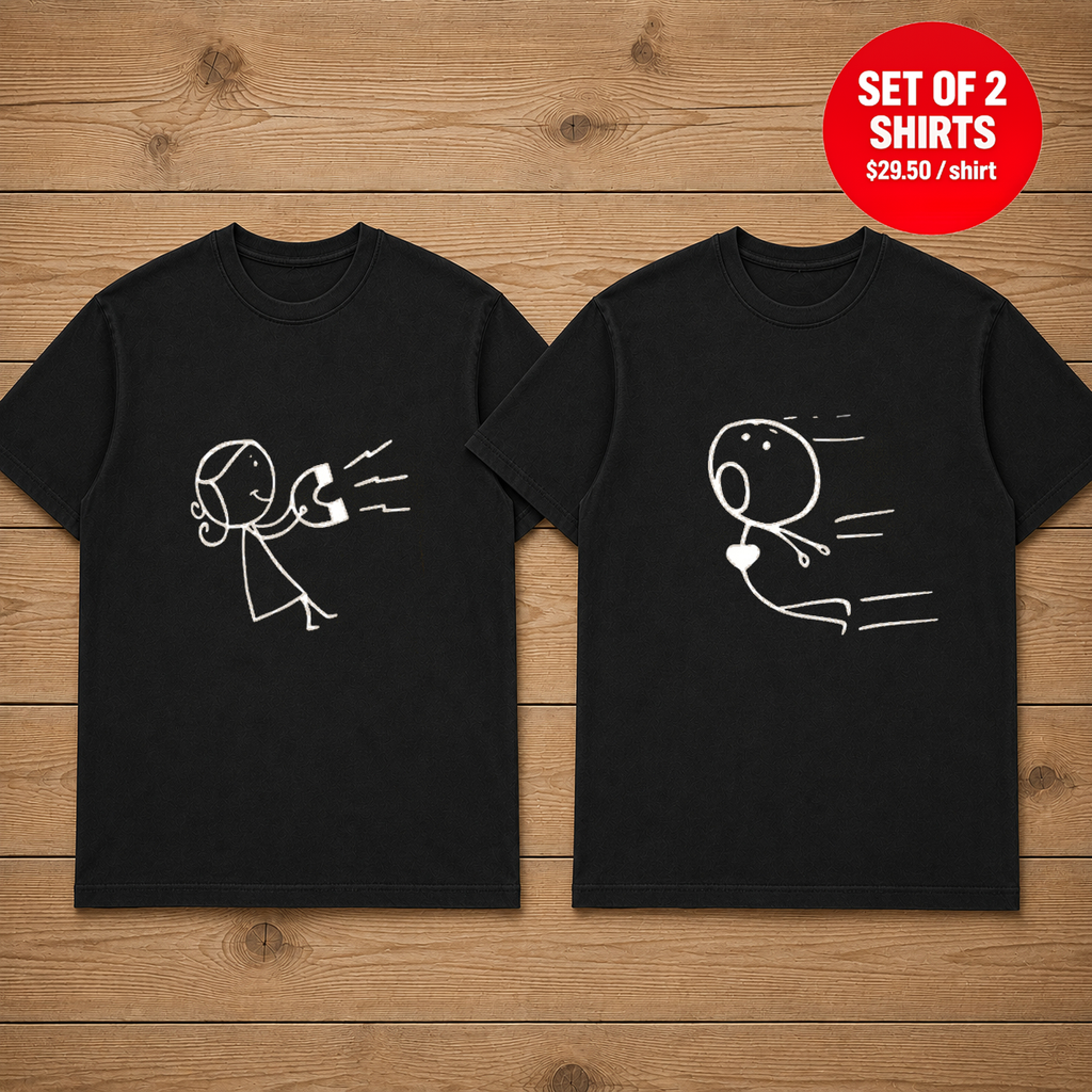Magnet Couple Matching Couples T-Shirt (Set of 2)