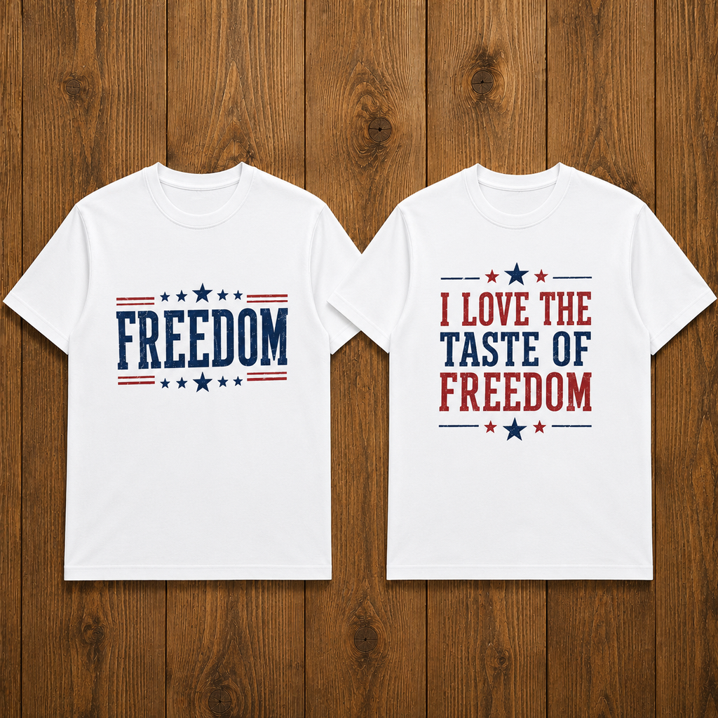 Matching 4th of July Matching Couples T-shirt