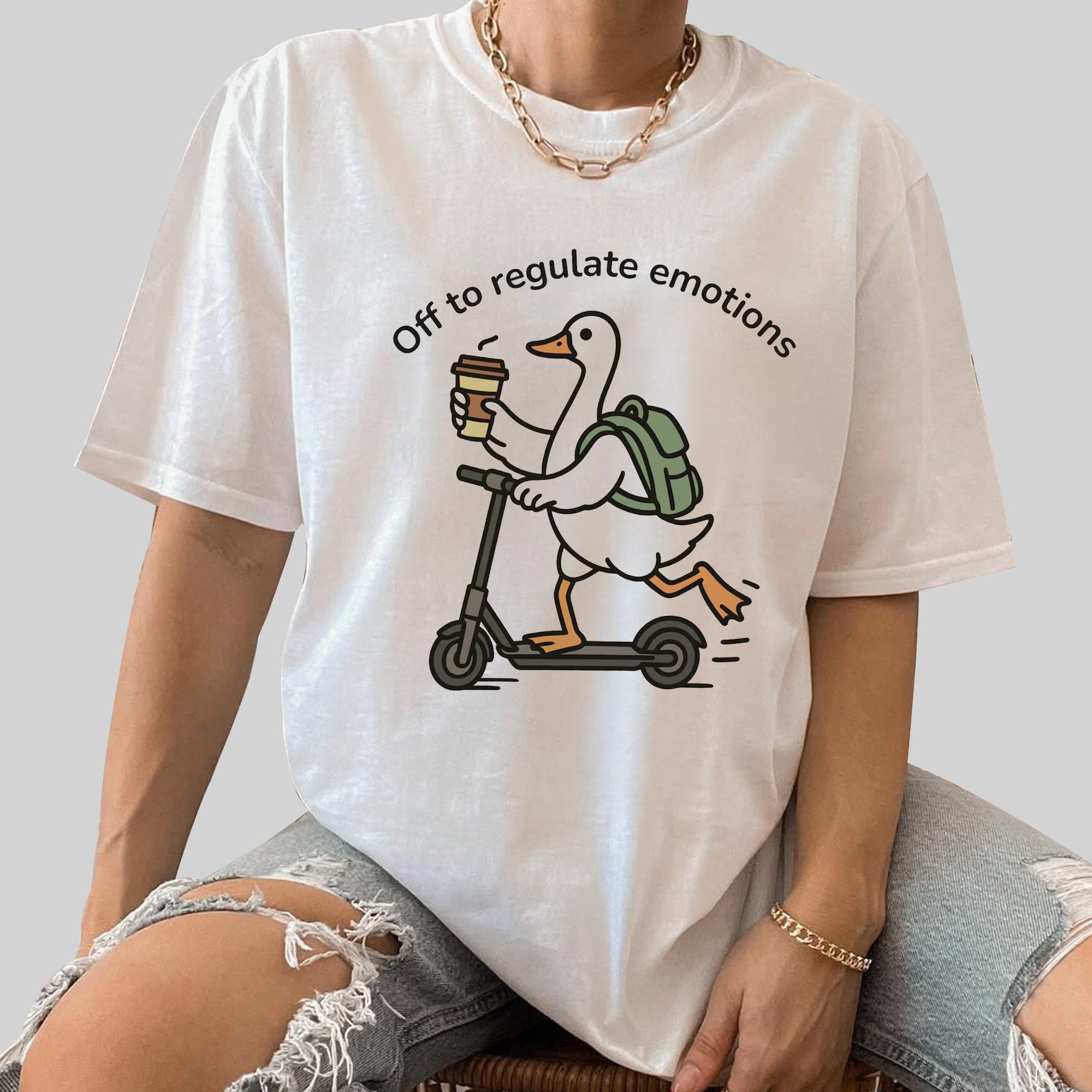 off to regulate emotions duck