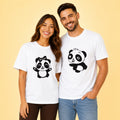 Panda's Cute Matching Couples T-shirt