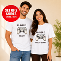 Player 1 and Player 2 Matching Couple T-shirt