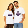 Plus Minus Matching Matching Couples T-shirt