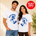 Run More Stress Less Couple Matching T-Shirts
