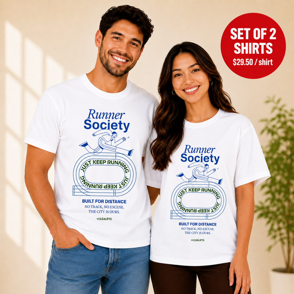 Runner Society Just Keep Running  T-Shirt