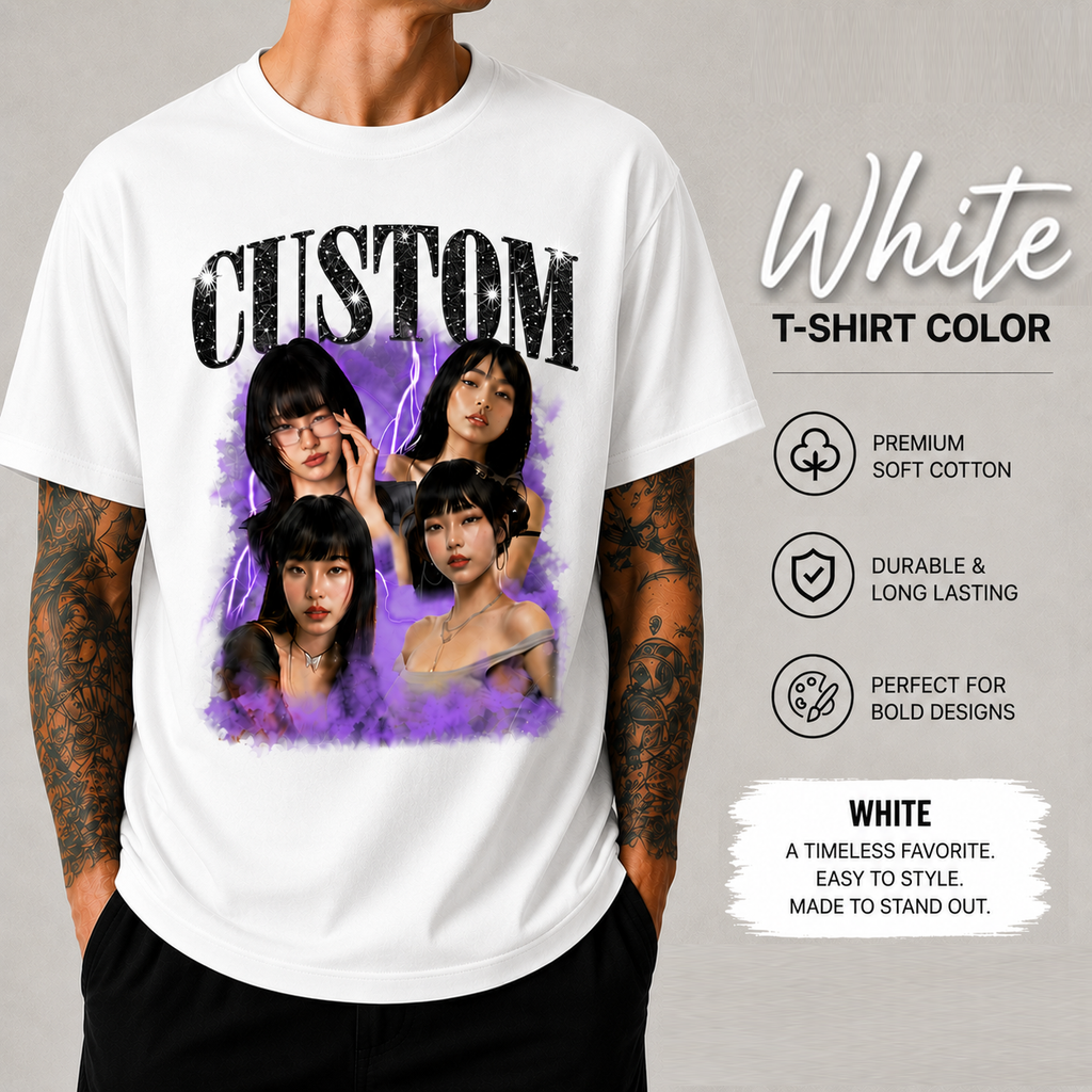 Custom Matching Couple T-shirt Custom acid washed t-shirt Custom Vintage T-shirt