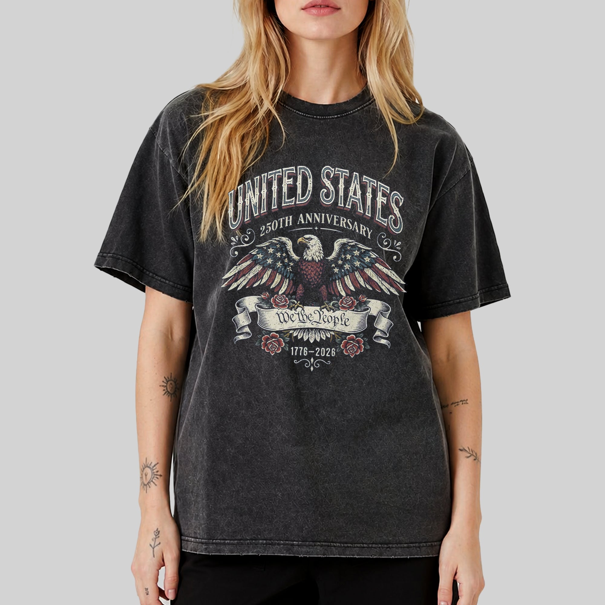 america 250 th anniversary shirt (vintage black)