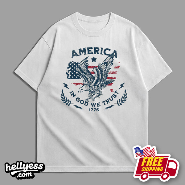 america in god we trust t-shirt - independence day