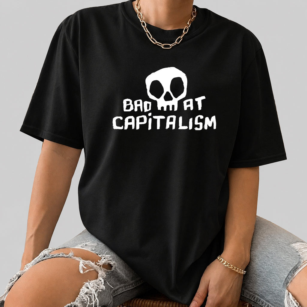 Bad at capitalism of america t-shirt