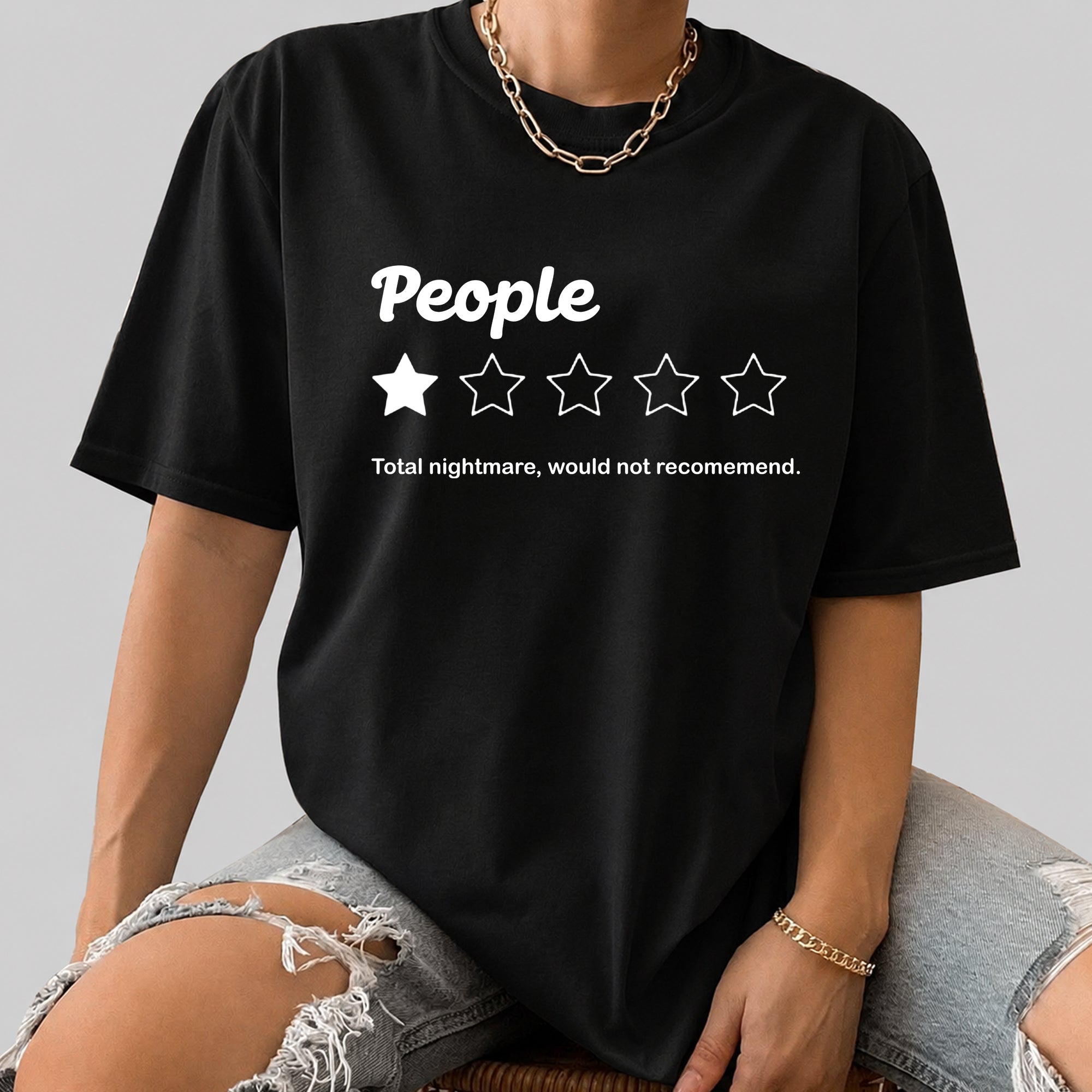 PEOPLE WOULD NOT RECOMMEND - INTROVERT T-SHIRT