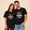 king queen potrait Matching Couples T-shirt
