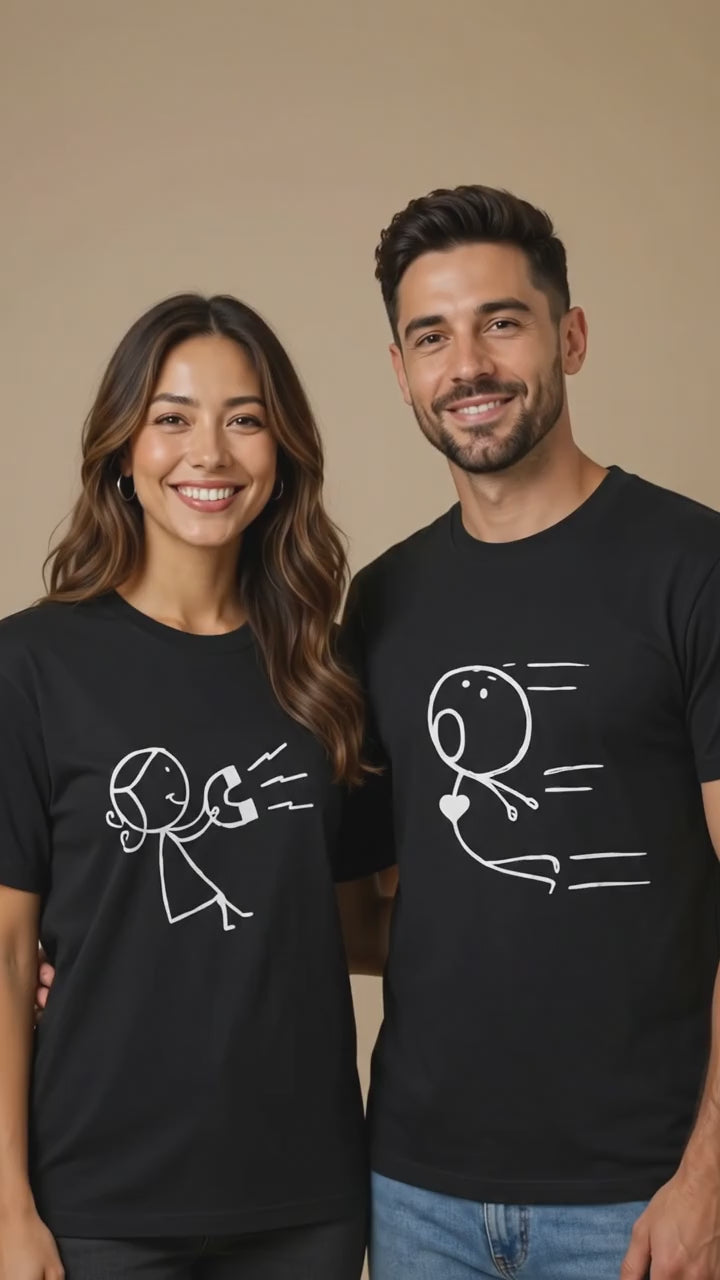 Magnet Couple Matching Couples T-Shirt (Set of 2)