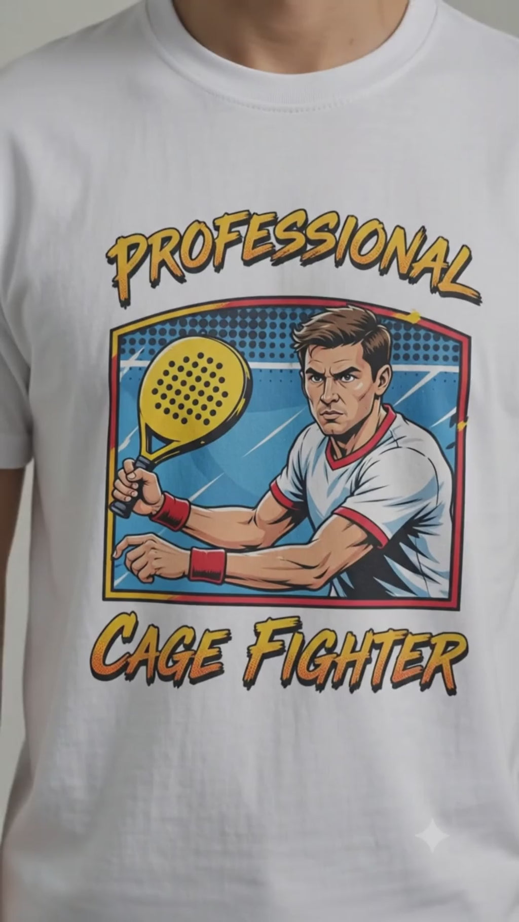 Professional Cage Fighter Matching Couples T-shirt