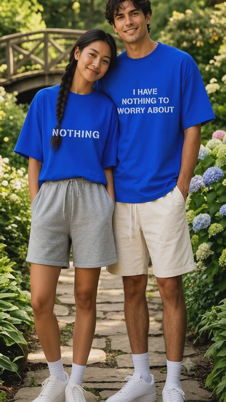 I Have Nothing To Worry About Matching Couples T-Shirt (Set of 2)