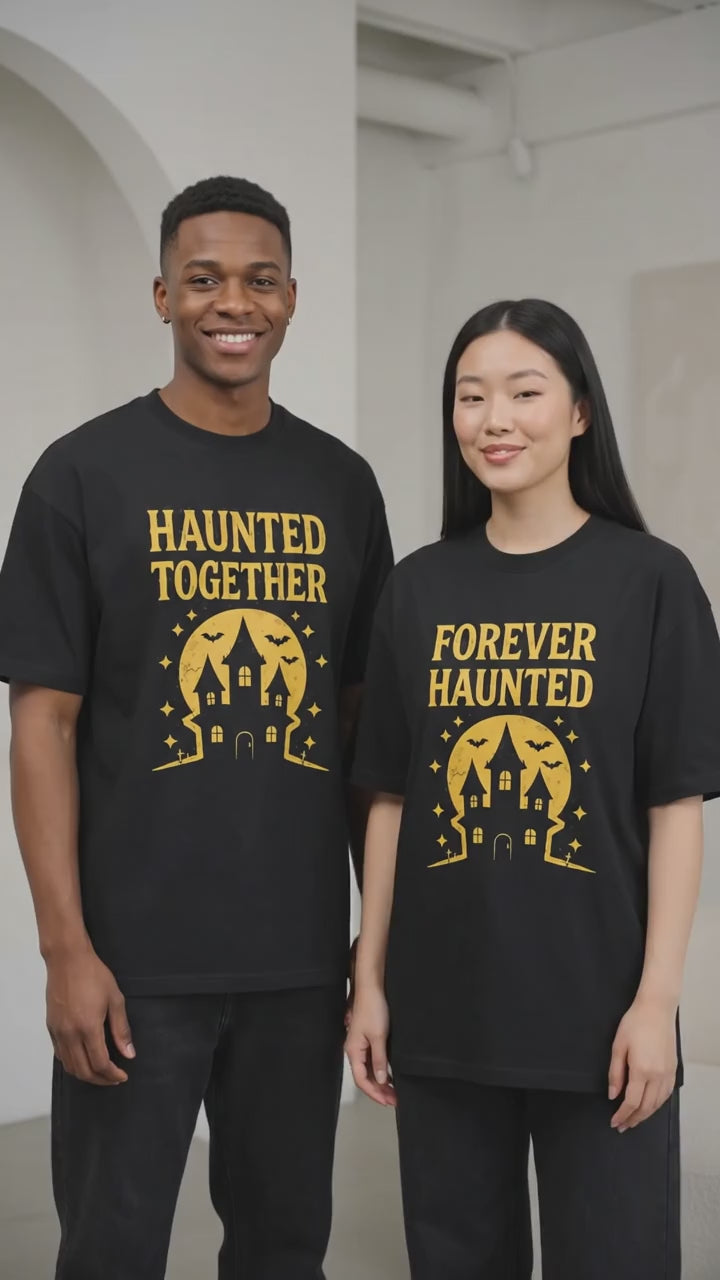 Haunter Together Matching Couples T-shirt
