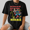 that beer hit my hand on friday like mjolnir t-shirt